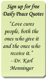 Sign up for Daily Peace Quotes