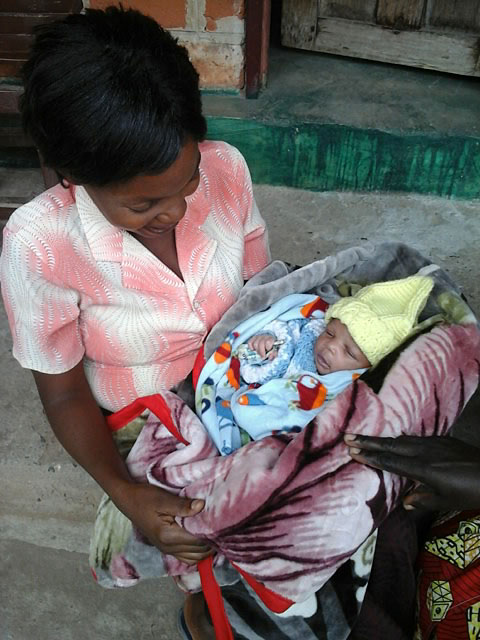 Baby Peace and Mum Josephine