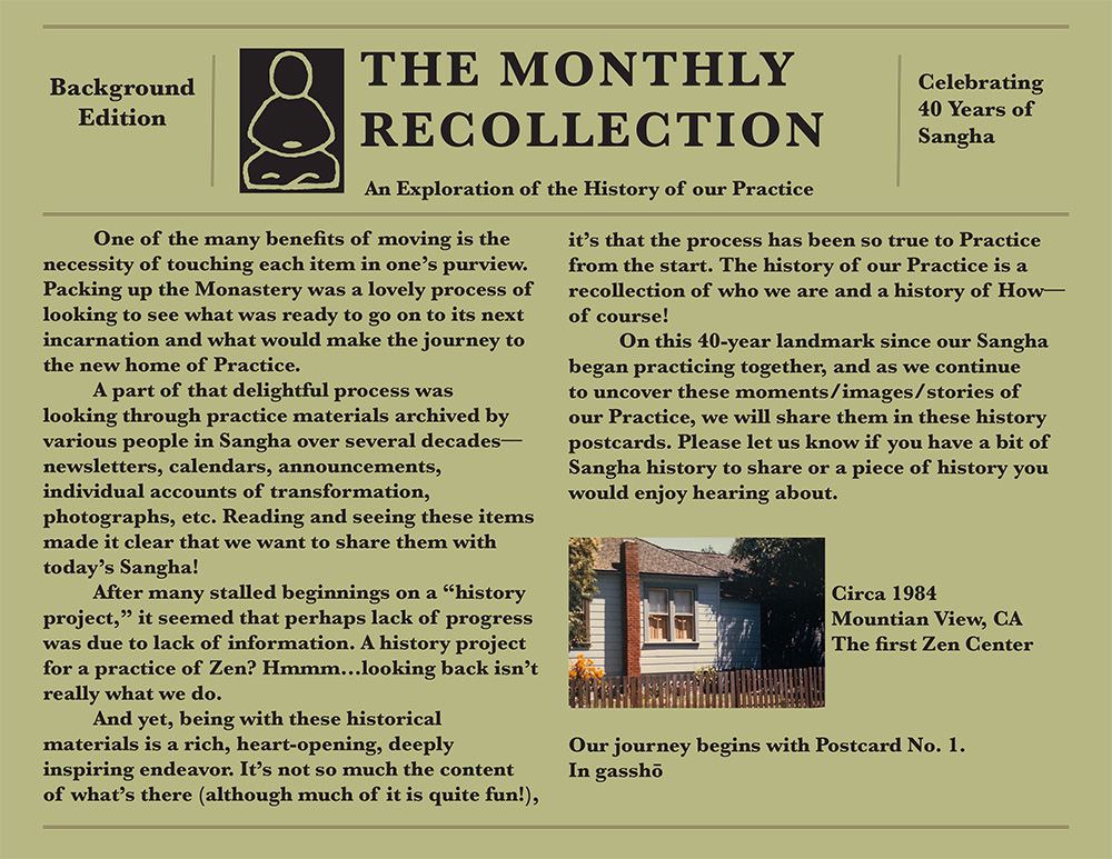 The Monthly Recollection