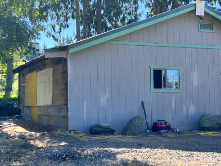 Garage before